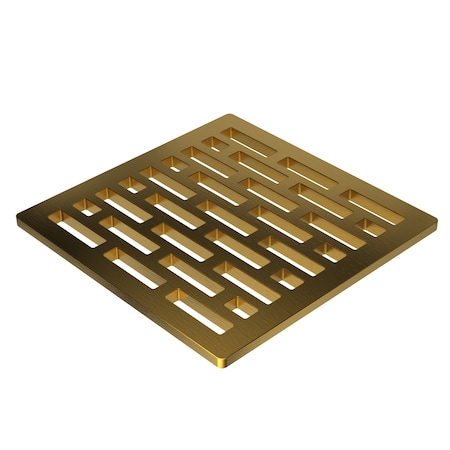 Newport Brass 4" Square Shower Drain in Satin Bronze (Pvd) 233-406-10